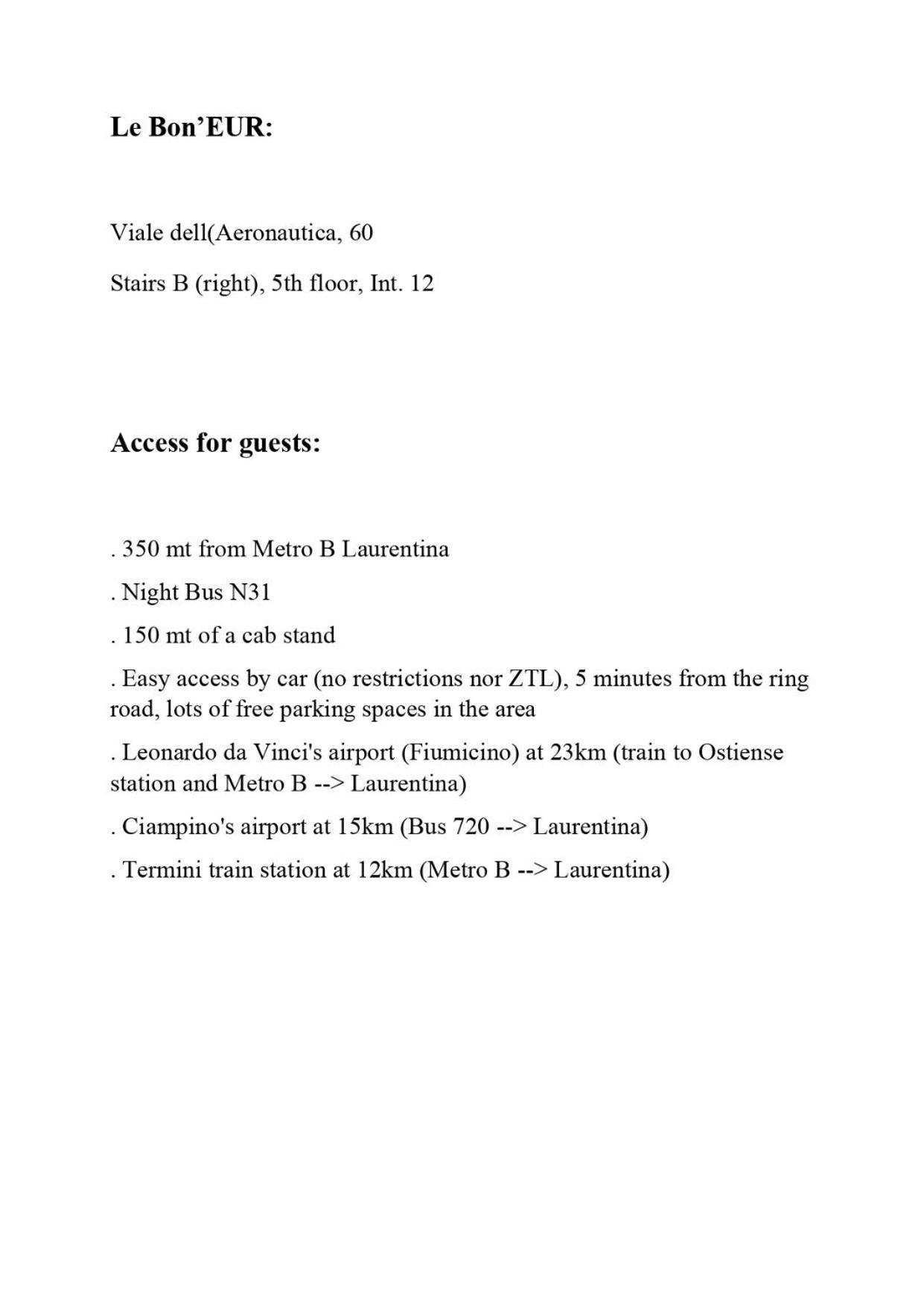 Le Bon'eur Appartement *